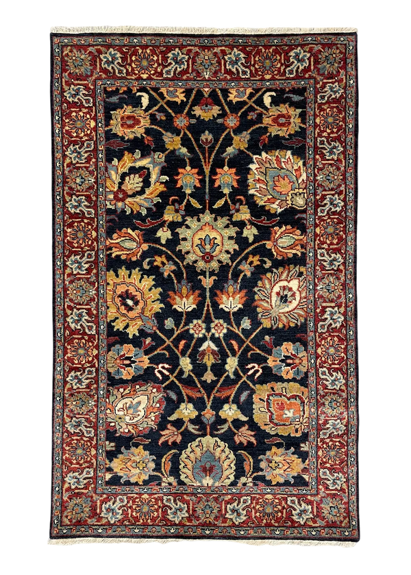 3'1"x5'1" Tabriz Hand Knotted