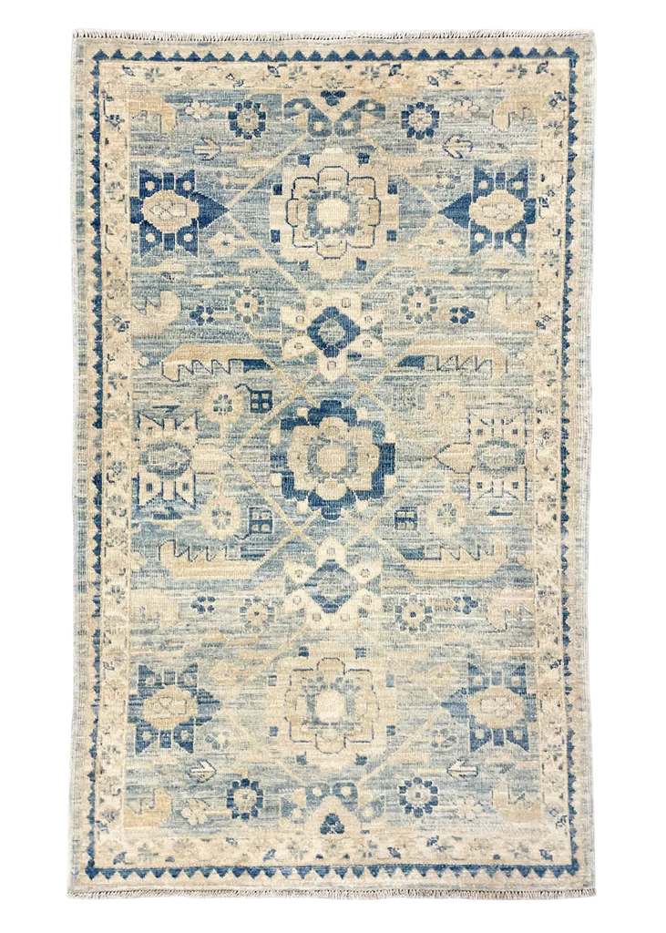 3'1"x5'1" Tabriz Hand Knotted