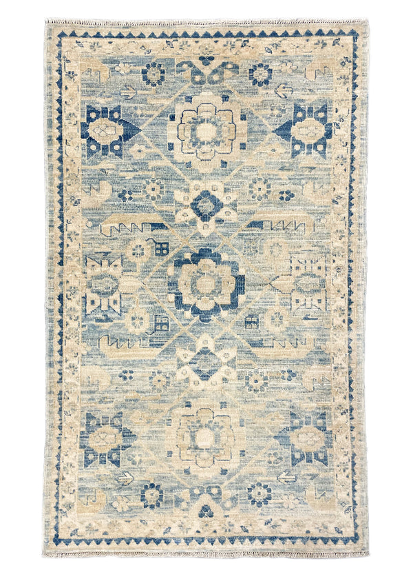 3'1"x5'1" Tabriz Hand Knotted