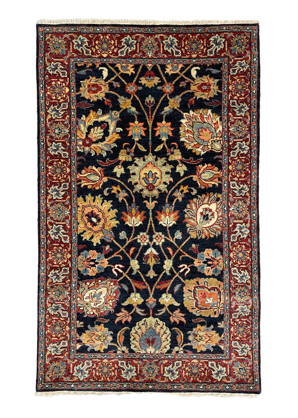3'1"x5'1" Tabriz Hand Knotted