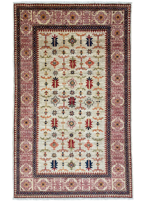 3'1"x5'2" Aspen Collection Kuba Hand Knotted