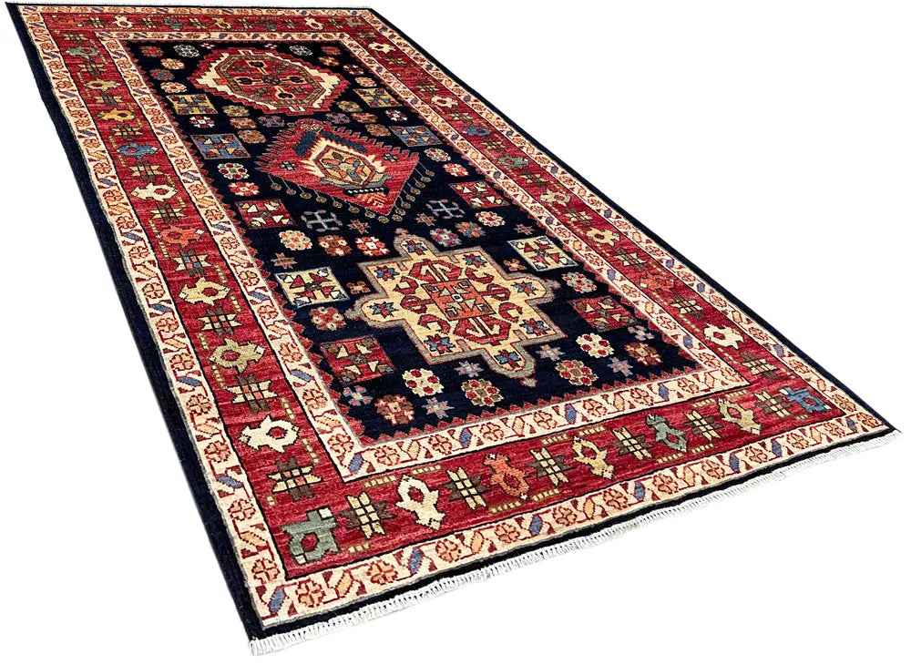 3'1"x5'3" Karadagh Hand Knotted