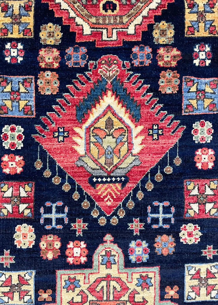 3'1"x5'3" Karadagh Hand Knotted