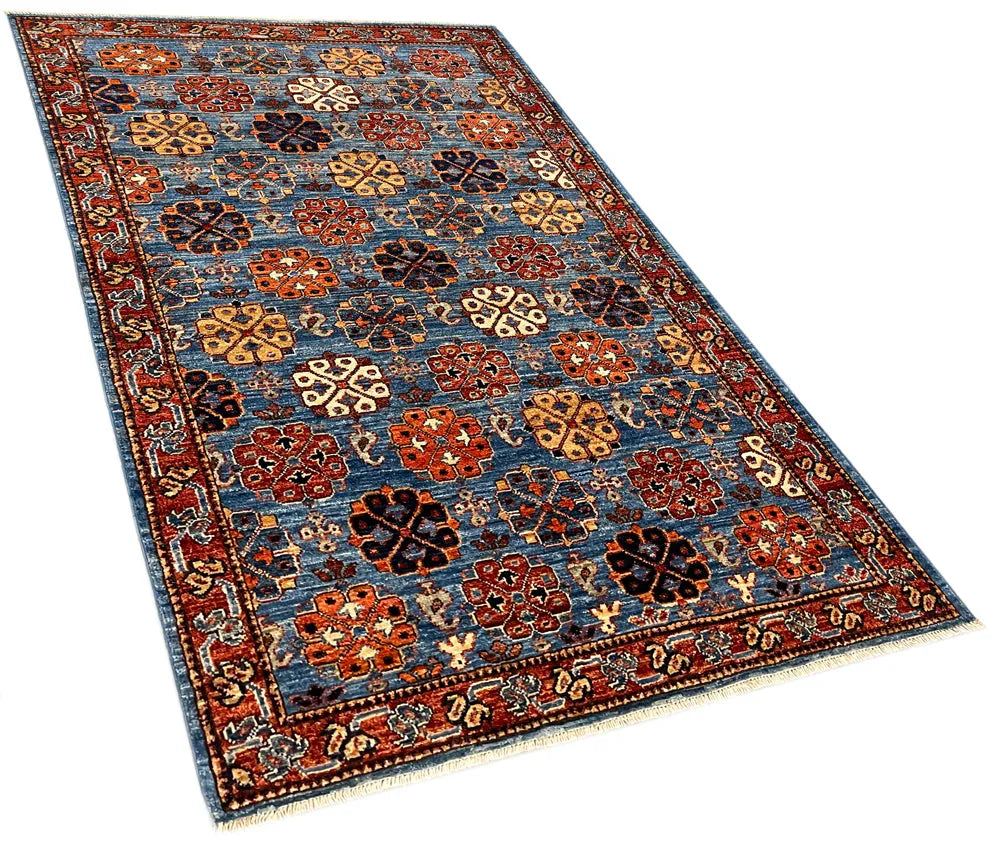 3'1"x5'3" Talish Hand Knotted