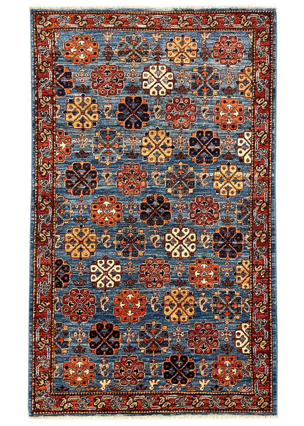 3'1"x5'3" Talish Hand Knotted