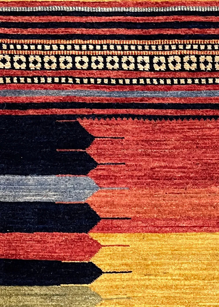 3'2"x3'2" Sofreh Hand Knotted