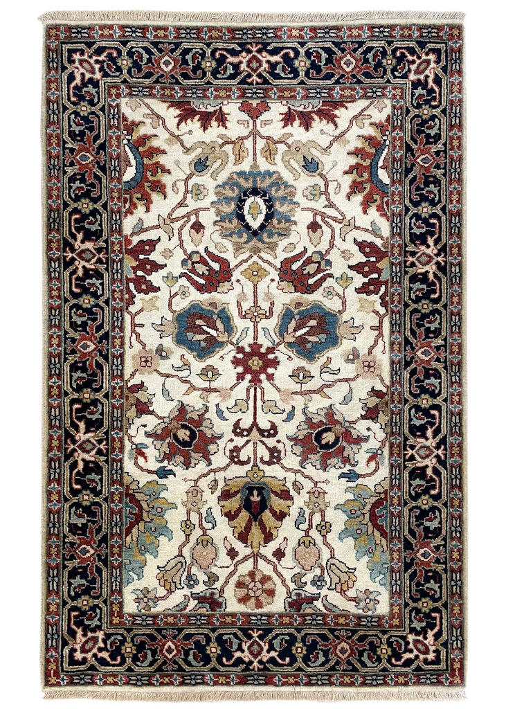 3'2"x4'10" Tabriz Hand Knotted