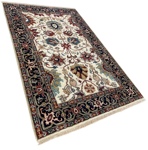 3'2"x4'10" Tabriz Hand Knotted