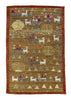 3'2"x4'11" Burano Swedish Folk Hand Knotted