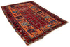 3'2"x4'2" Bergama Tree of Life Hand Knotted