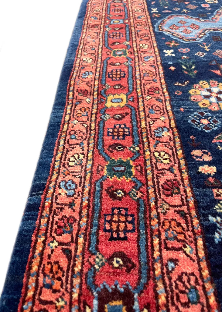 3'2"x4'9" Qashqai Hand Knotted