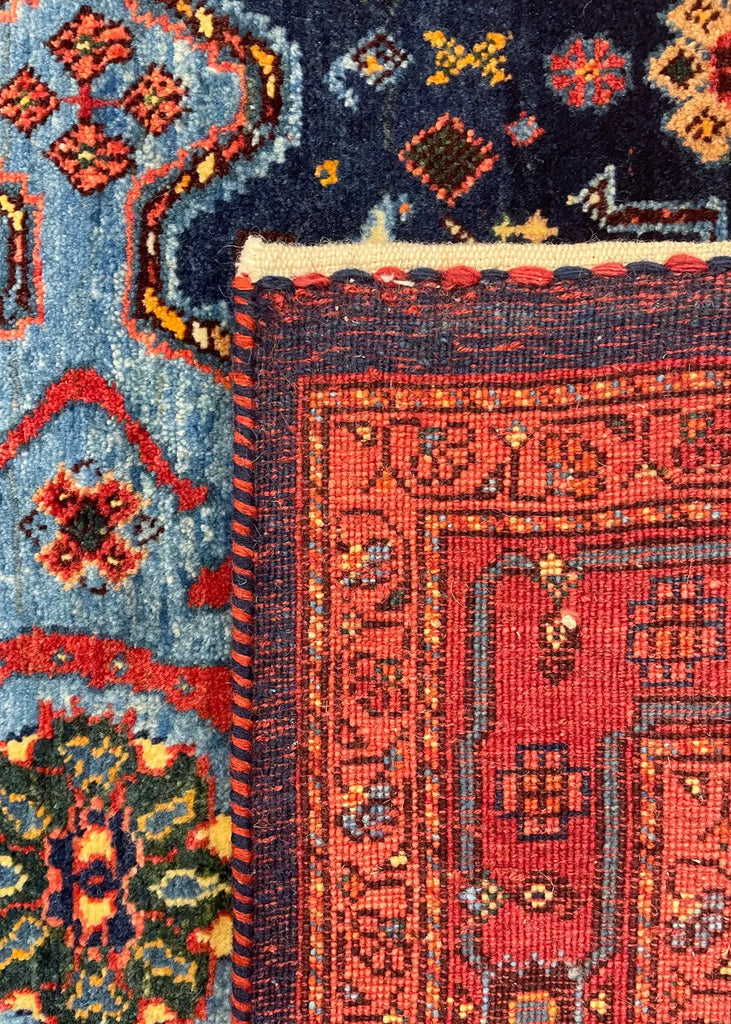 3'2"x4'9" Qashqai Hand Knotted