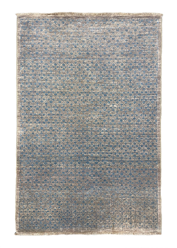 3'2"x4'9" Seljuk Hand Knotted