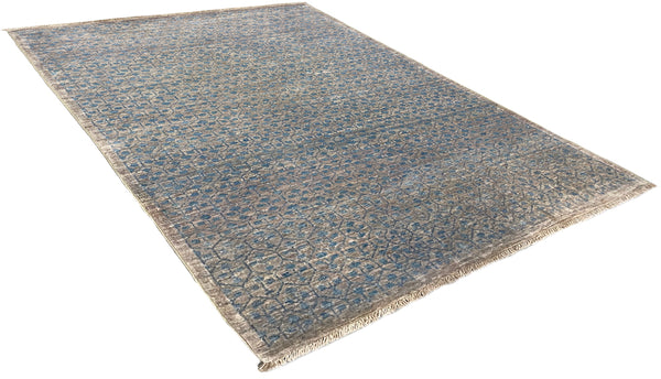 3'2"x4'9" Seljuk Hand Knotted