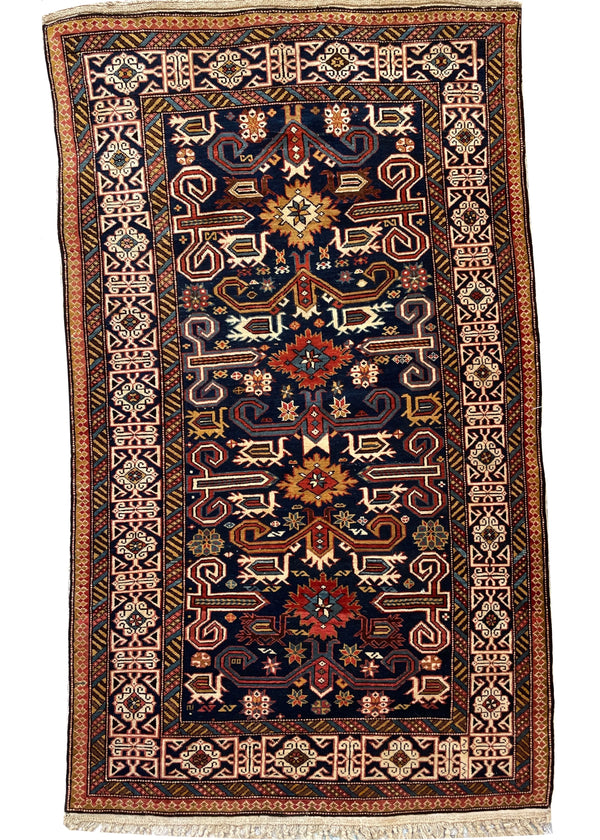 3'2"x5'6" Perepedil Hand Knotted