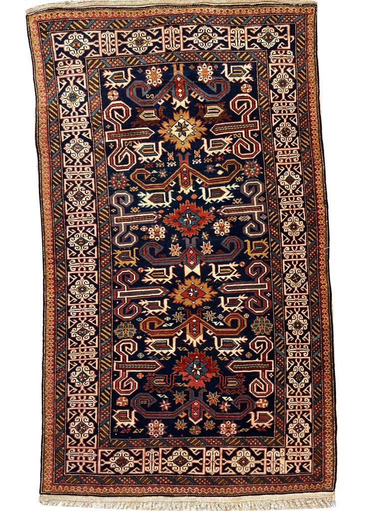3'2"x5'6" Perepedil Hand Knotted