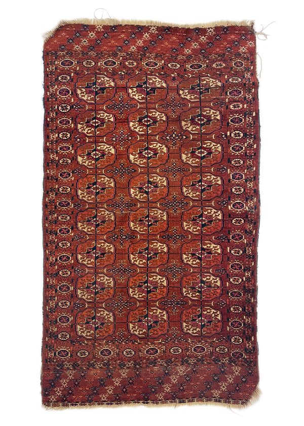 3'2"x5'6" Tekke Hand Knotted