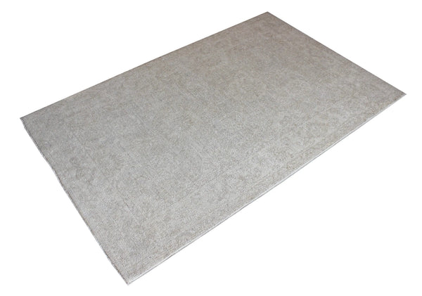 3'2"x5' "White Wash" Mina Khani Hand Knotted