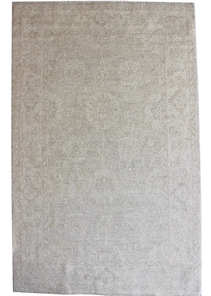 3'2"x5' "White Wash" Mina Khani Hand Knotted