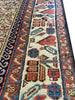 3'2"x9'5" N.W Persian Kurdish Hand Knotted