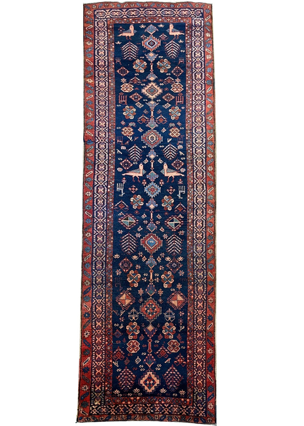 3'3"x10'11" Ardebil (s) Hand Knotted