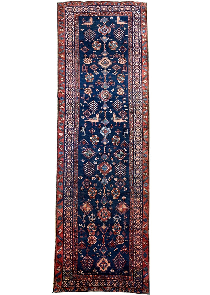 3'3"x10'11" Ardebil (s) Hand Knotted