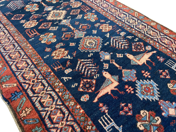 3'3"x10'11" Ardebil (s) Hand Knotted