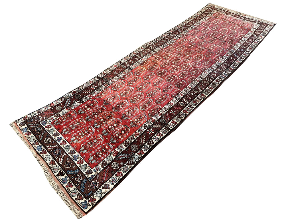 3'3"x10'2" Northwest Persian Hand Knotted