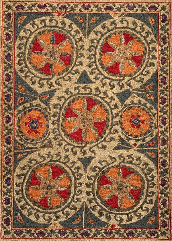 3'3"x10 Suzani 3 (s) Hand Woven