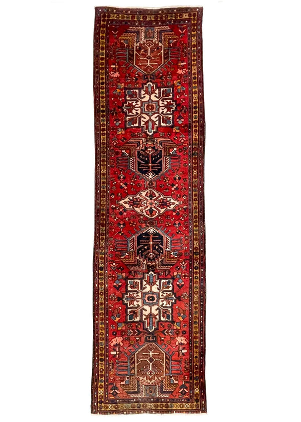 3'3"x11'11" Lamberan Hand Knotted