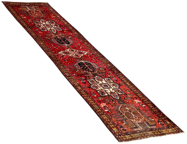 3'3"x11'11" Lamberan Hand Knotted