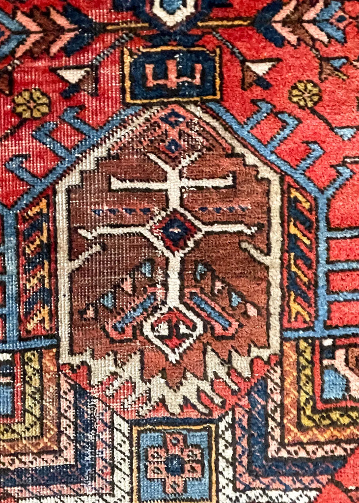 3'3"x11'11" Lamberan Hand Knotted