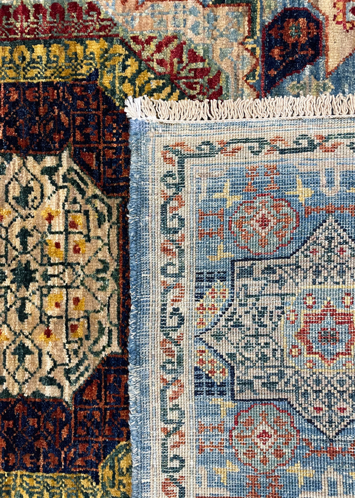 3'3"x4'11" Bamyan Mamluk Hand Knotted