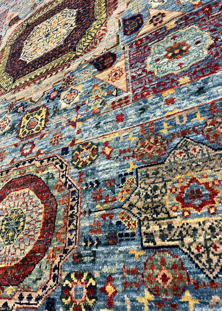3'3"x4'11" Bamyan Mamluk Hand Knotted