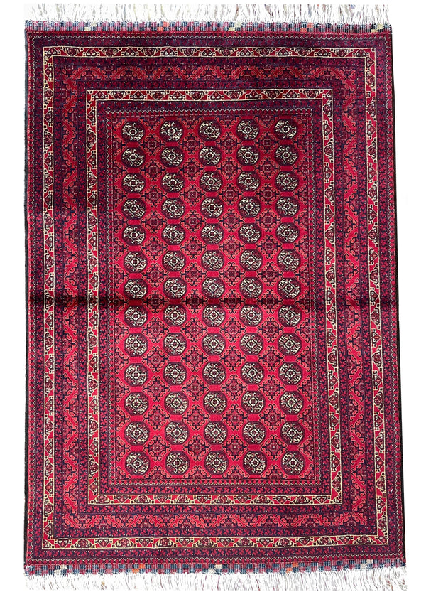 3'3"x4'8" Khoja Roshna Hand Knotted