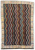 3'3"x4'9" Gabbeh Hand Knotted