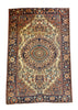 3'3"x5'1" Farahan Sarouk Hand Knotted