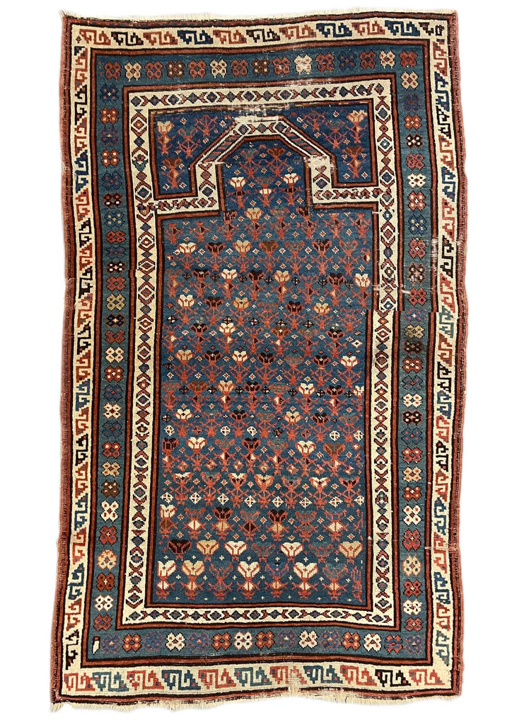 3'3"x5'5" Armenian Prayer Rug Hand Knotted