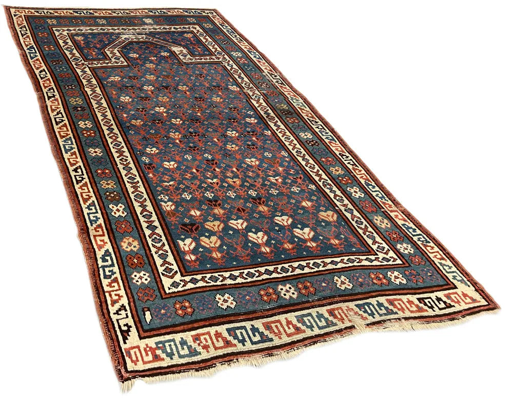 3'3"x5'5" Armenian Prayer Rug Hand Knotted