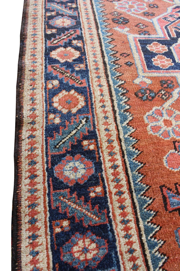 3'3"x5'9" Heriz Hand Knotted