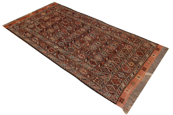 3'3"x6'5" Firzakoi Sofai Hand Woven