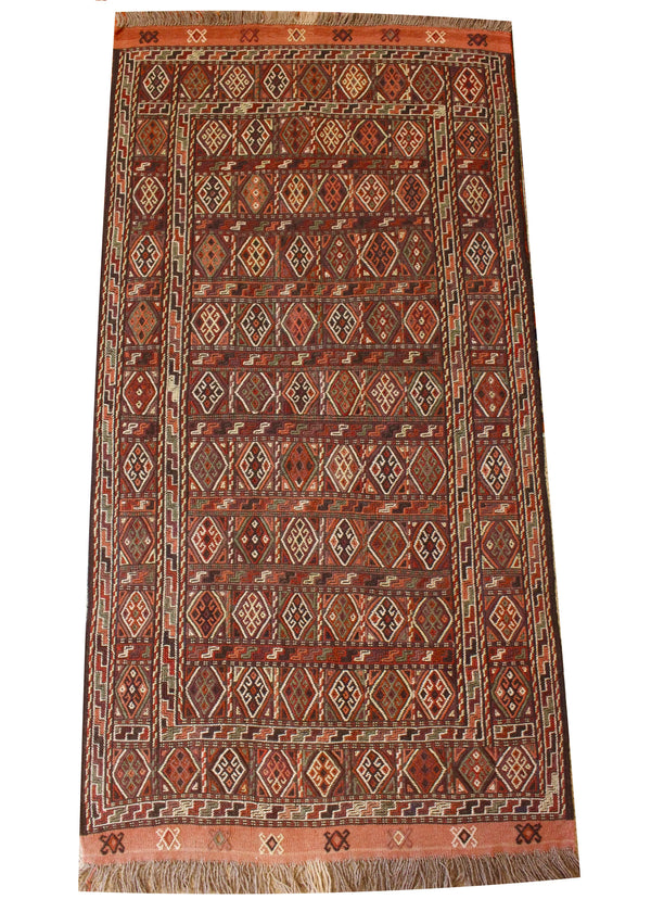 3'3"x6'5" Firzakoi Sofai Hand Woven