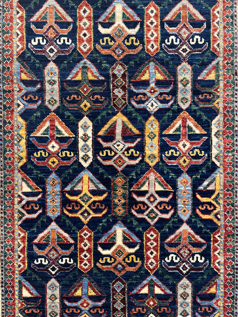 3'3"x6' Shirvan Hand Knotted