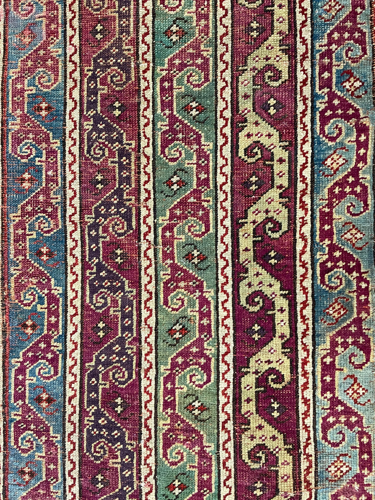 3'4"x14' Kirsehir Hand Knotted