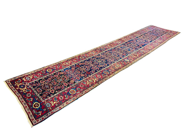 3'4"x16'9" Karabaugh Hand Knotted