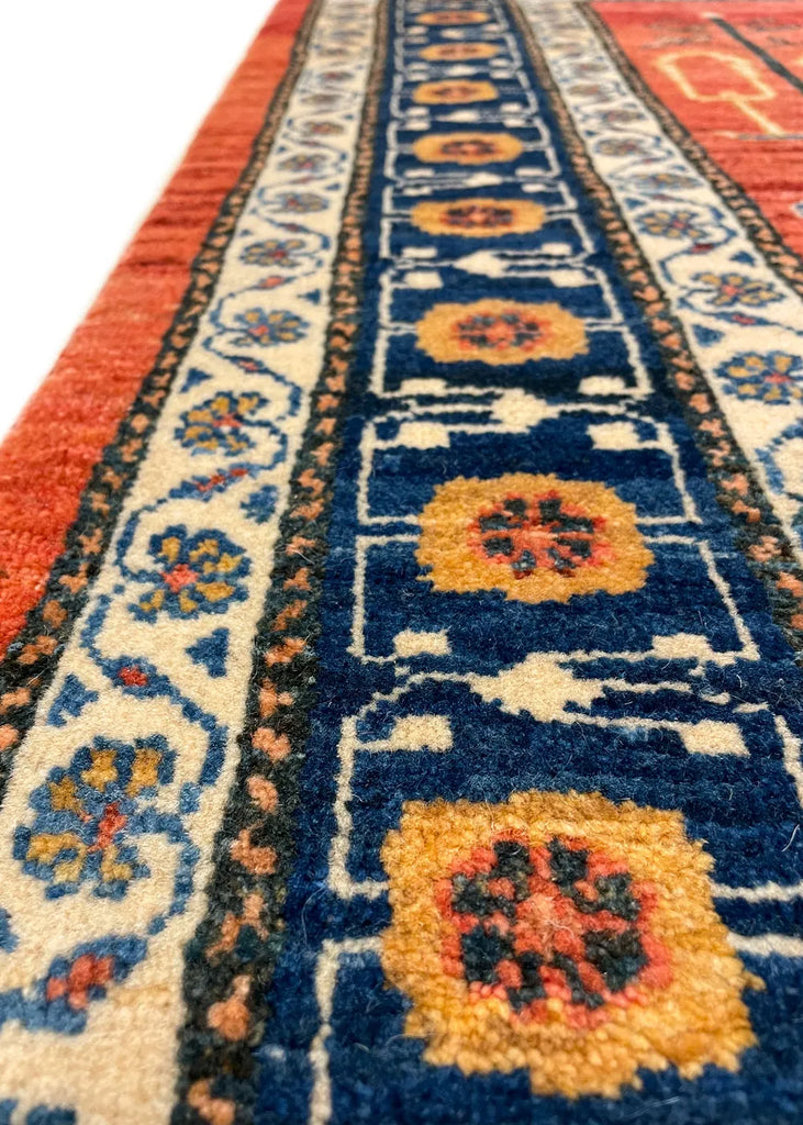 3'4"x3'11" Khamsehbaf Hand Knotted