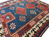 3'4"x3'8" Kazak Bordjalou Hand Knotted