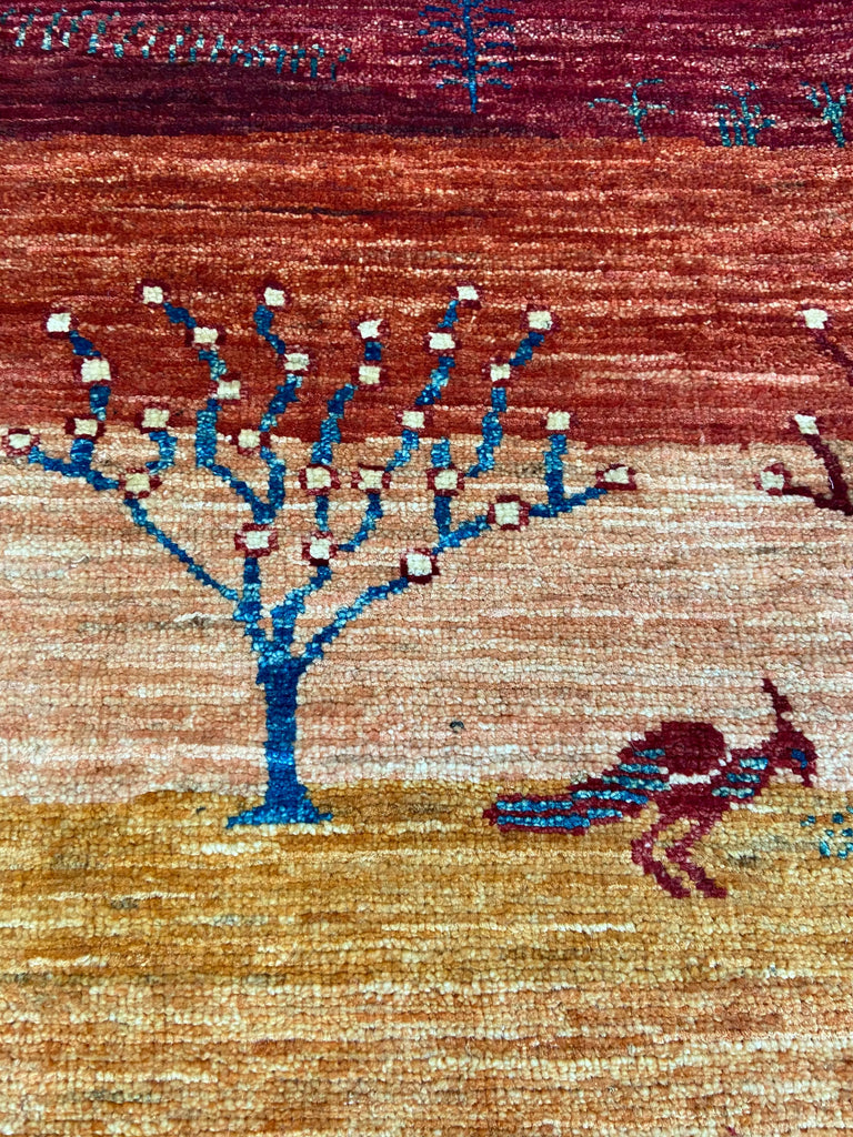 3'4"x4'10" Pak-Khorjeen Hand Knotted