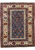 3'4"x4'2" Kuba Hand Knotted