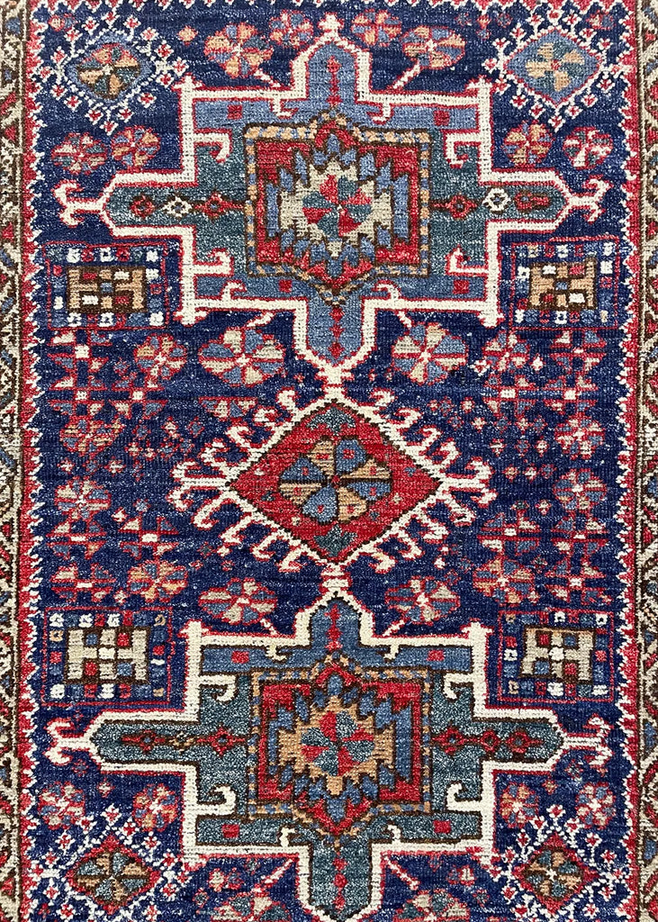 3'4"x4'4" Burano Karaja Hand Knotted